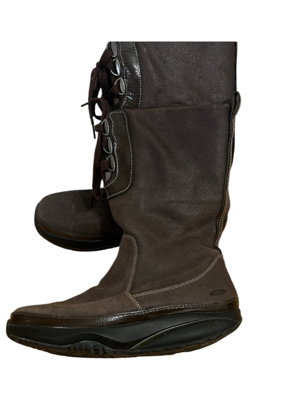MBT Brown Leather Rocker Sole Boots size 38 (7-7.5) women’s boots